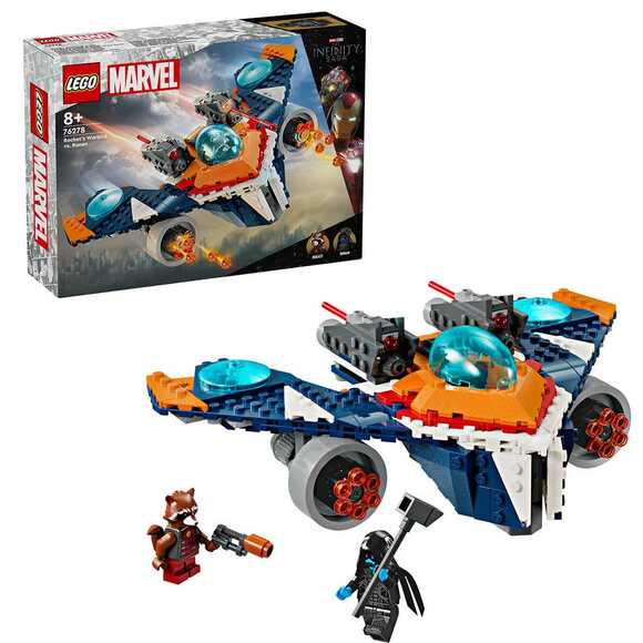 Lego Marvel Rocket’İn Warbird Aracı Ronan’A Karşı 76278