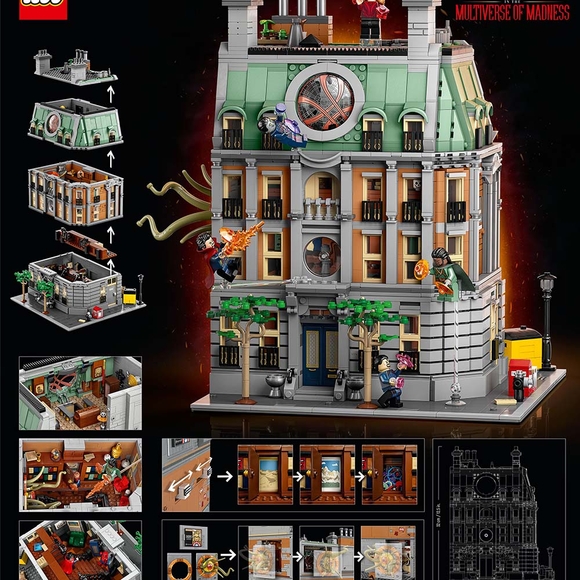 LEGO Marvel Sanctum Sanctorum 76218 Yapım Seti (2708 Parça)