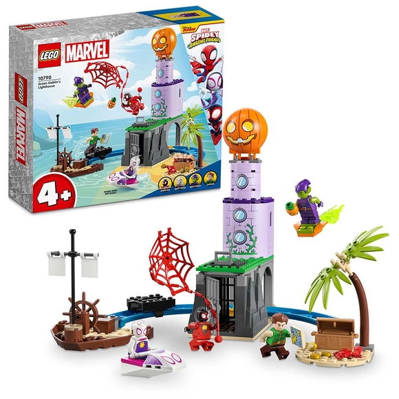 LEGO Marvel Spidey Ekibi Yeşil Goblin’in Deniz Fenerinde 10790 (149 Parça)