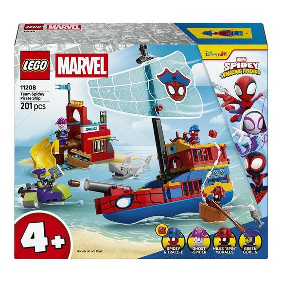 Lego Marvel Spidey Ve Arkadaşları Spidey Takımı Gemisi 11208