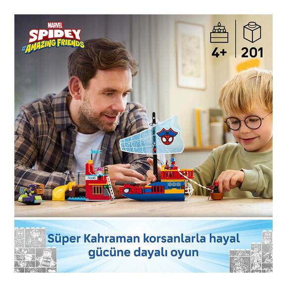Lego Marvel Spidey Ve Arkadaşları Spidey Takımı Gemisi 11208