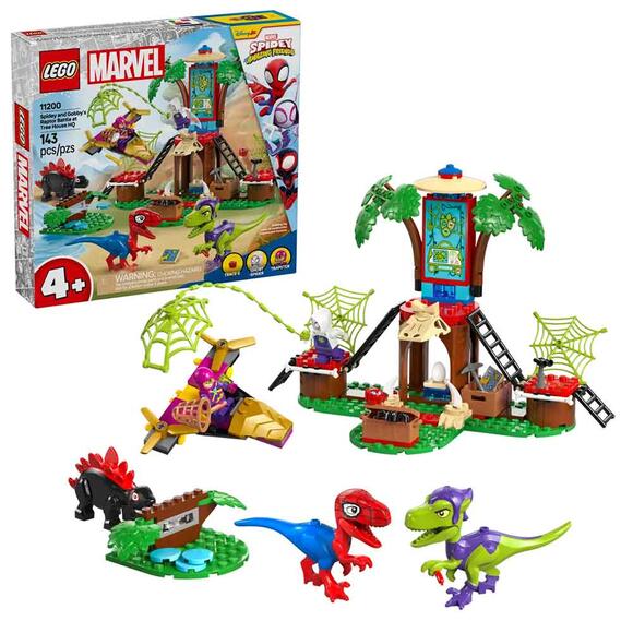 Lego Marvel Spidey Ve İnanılmaz Arkadaşları Ağaç Ev Karargahında Spidey Ve Gobby’Nin Raptor Savaşı 1