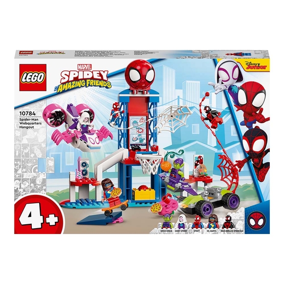 Lego Marvel Spidey ve İnanılmaz Arkadaşları Örümcek Adam Ağ Merkezi 10784