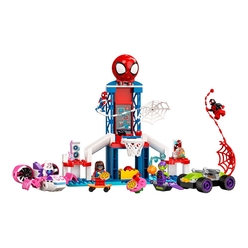 Lego Marvel Spidey ve İnanılmaz Arkadaşları Örümcek Adam Ağ Merkezi 10784 - Thumbnail