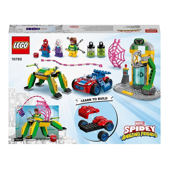 LEGO Marvel Spidey ve İnanılmaz Arkadaşları Örümcek Adam Doktor Oktopus’un Laboratuvarında