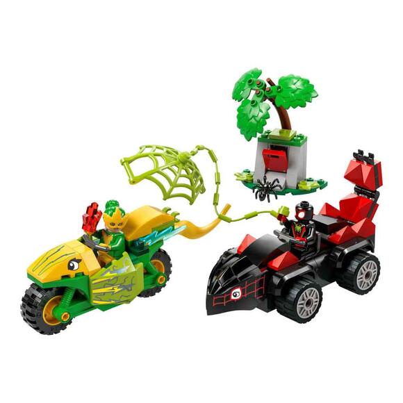 Lego Marvel Spidey ve İnanılmaz Arkadaşları Spin ve Electro Dinozor Aracı Takibi 11198