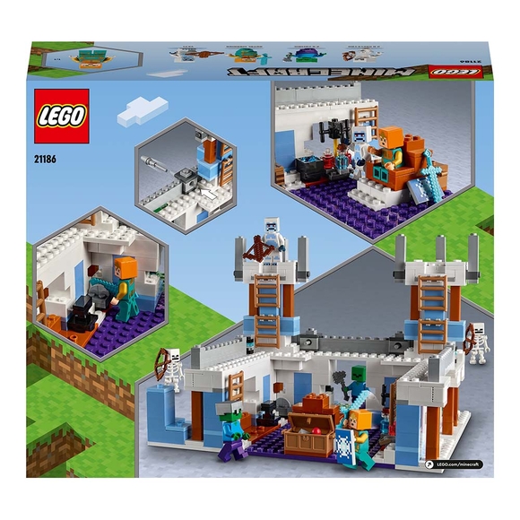 LEGO Minecraft Buz Kalesi 21186 Yapım Seti (499 Parça)