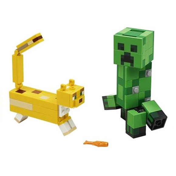Lego Minecraft Creeper W Ocelot 21156