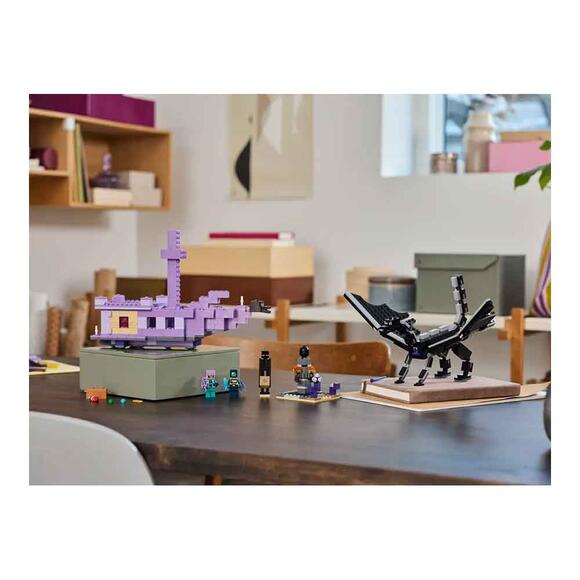 Lego Minecraft Ender Ejderhası ve End Gemisi Oyuncağı 21264