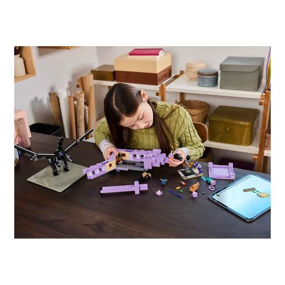 Lego Minecraft Ender Ejderhası ve End Gemisi Oyuncağı 21264