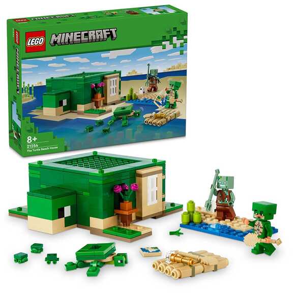 Lego Minecraft Kaplumbağa Plaj Evi 21254