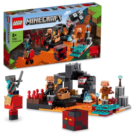 LEGO Minecraft Nether Burcu 21185 Yapım Seti (300 Parça)