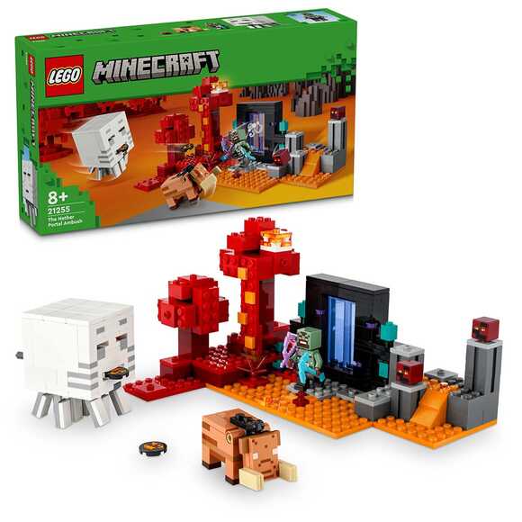 Lego Minecraft Nether Geçidi Pususu 21255