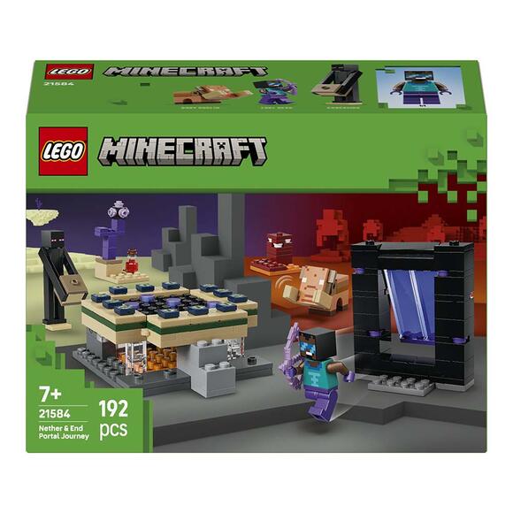 Lego Minecraft Nether Ve End Geçidi Yolculuğu 21584
