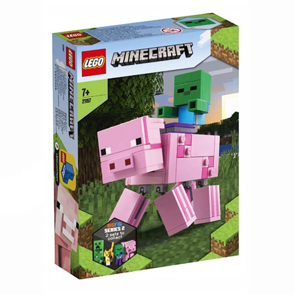 Lego Minecraft Pig W Zombie 21157