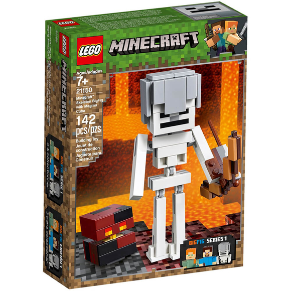 Lego Minecraft Skeleton BigFig With Magma Cube 21150