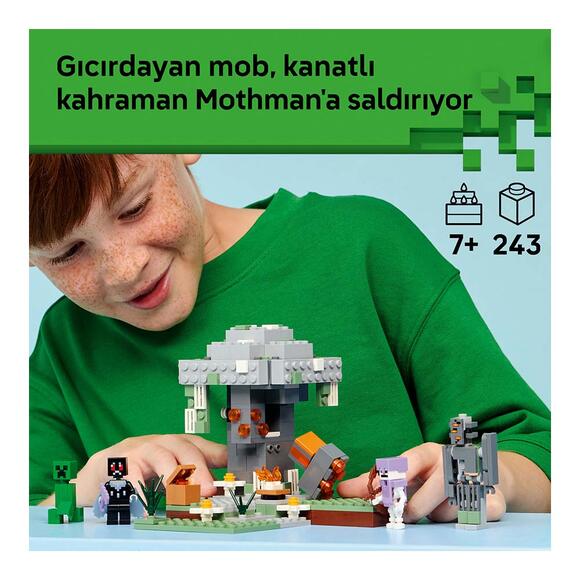 Lego Minecraft Solgun Bahçe 21586 
