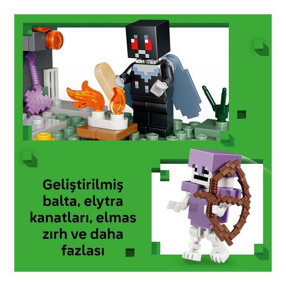 Lego Minecraft Solgun Bahçe 21586 