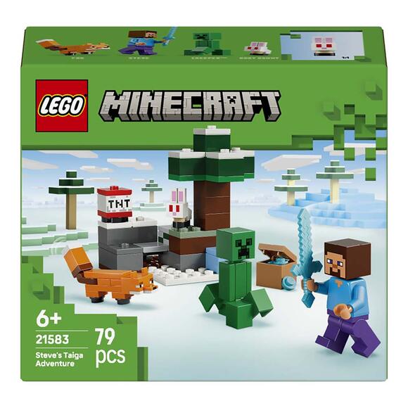 Lego Minecraft Steve’İn Tayga Macerası 21583