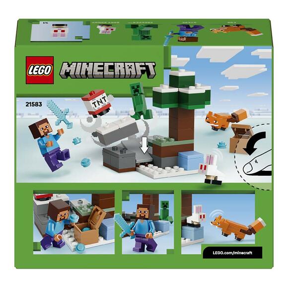 Lego Minecraft Steve’İn Tayga Macerası 21583