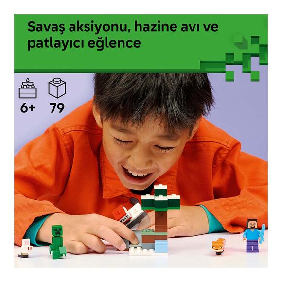 Lego Minecraft Steve’İn Tayga Macerası 21583