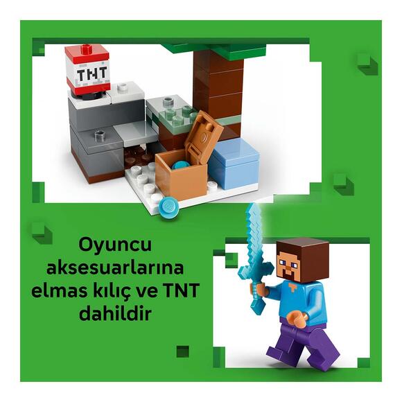 Lego Minecraft Steve’İn Tayga Macerası 21583