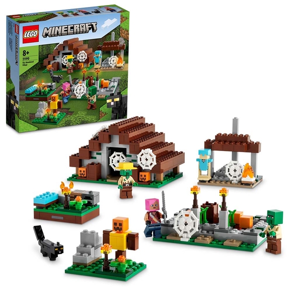 LEGO Minecraft Terk Edilmiş Köy 21190 Yapım Seti (422 Parça)