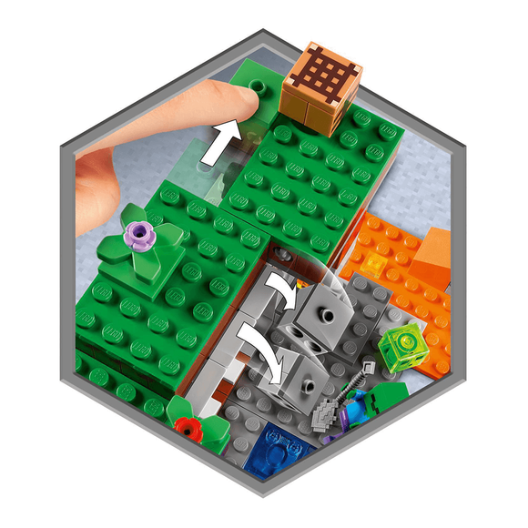 Lego Minecraft Terk Edilmiş Maden 21166