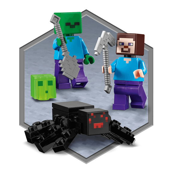 Lego Minecraft Terk Edilmiş Maden 21166