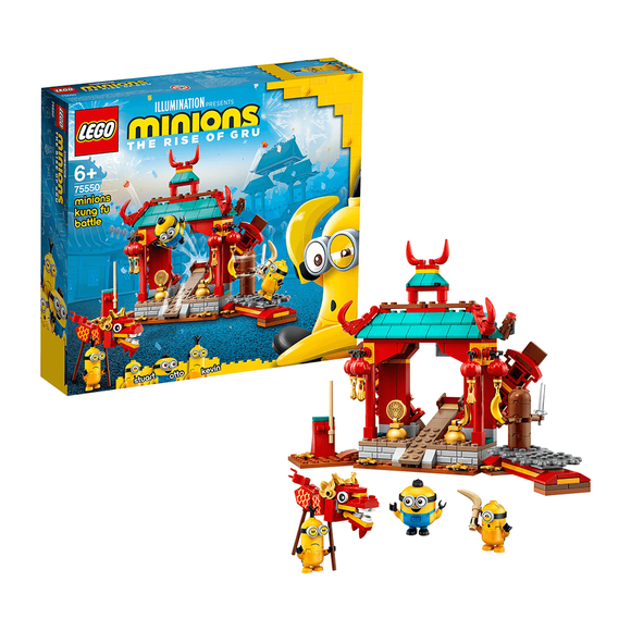 Lego Minions Minyonlar Kung Fu Dövüşü 75550