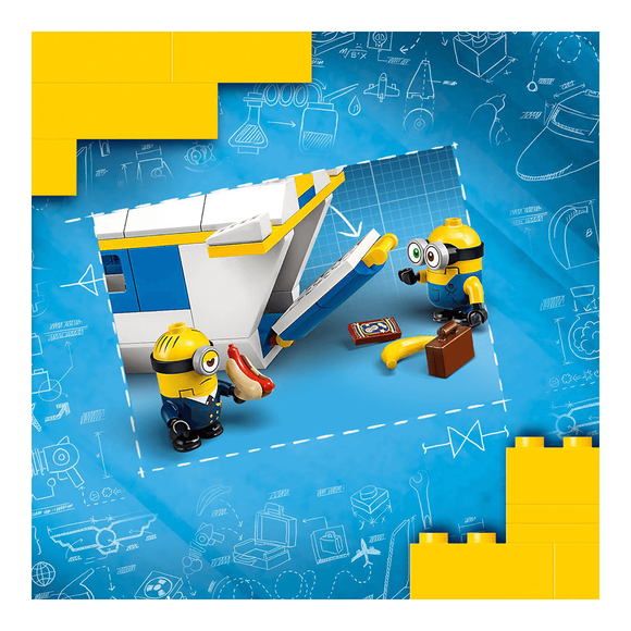 Lego Minions Stajyer Minyon Pilot 75547