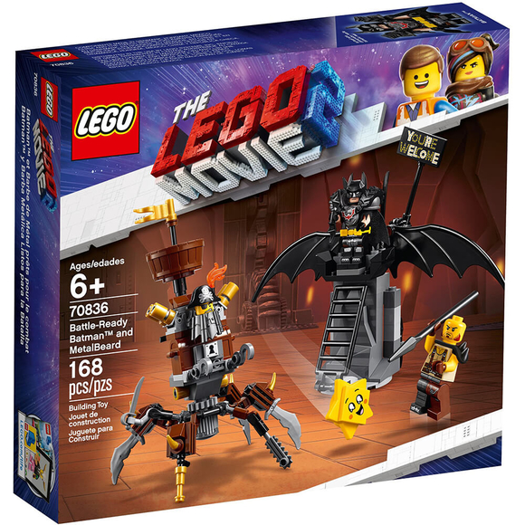 Lego Movie 2 Battle-Ready Batman and MetalBeard 70836