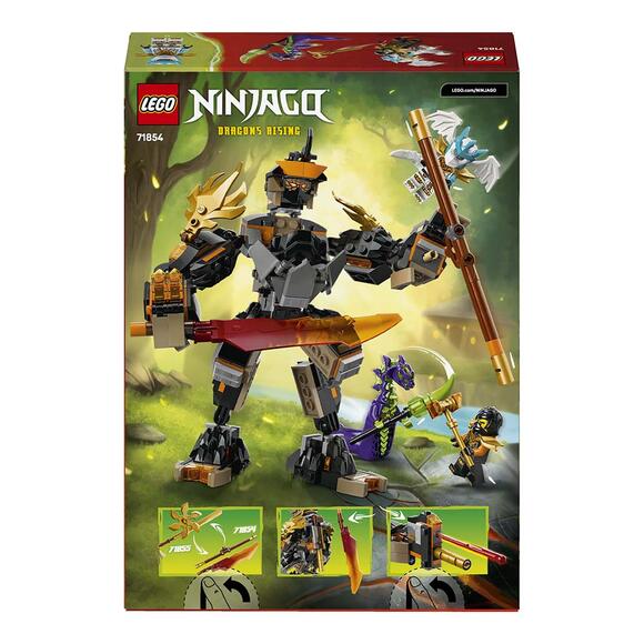 Lego Nınjago Cole’Un Görev Robotu Ve Ejderha Zane 71854