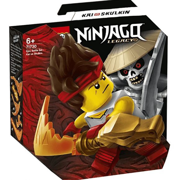 Lego Ninjago Efsanevi Savaş Seti - Kai ile Skulkin 71730