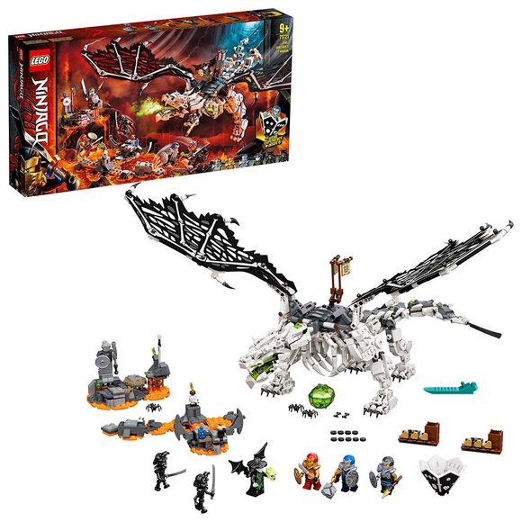 LEGO NINJAGO Kafatası Büyücüsü’nün Ejderhası 71721 Yapım Seti (1016 Parça)