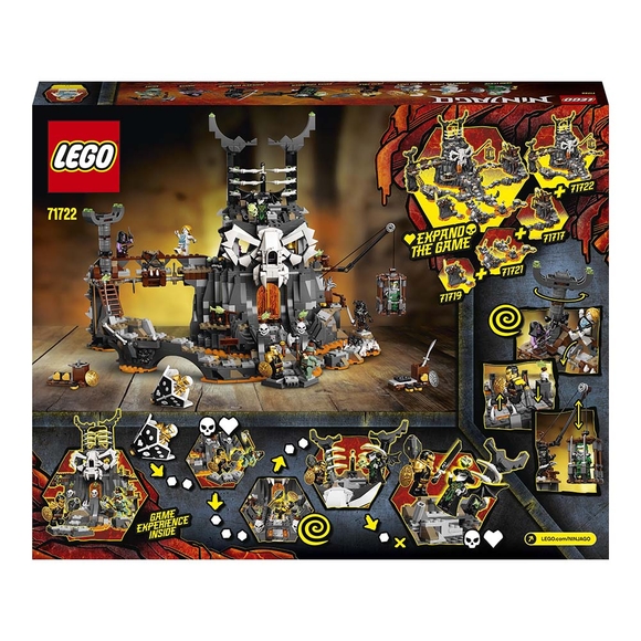 LEGO NINJAGO Kafatası Büyücüsü’nün Zindanları 71722 Yapım Seti (1171 Parça)