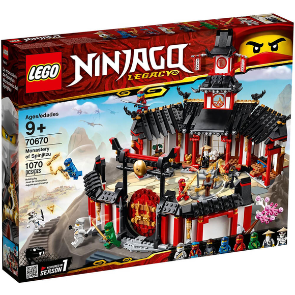 Lego Ninjago Legacy Monastery Of Spinjitzu 70670