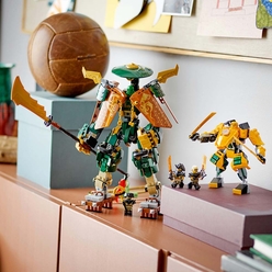 LEGO NINJAGO Lloyd ve Arin’in Ninja Ekibi Robotları 71794 Oyuncak Yapım Seti (764 Parça) - Thumbnail