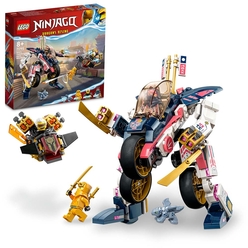 LEGO NINJAGO Sora’nın Dönüşen Robot Motosiklet Yarışçısı 71792 Oyuncak Yapım Seti (384) - Thumbnail