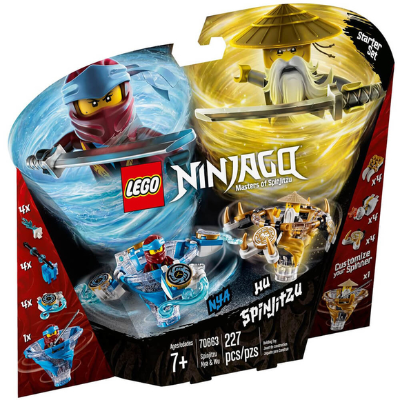 Lego Ninjago Spinjitzu Nya & Wu 70663