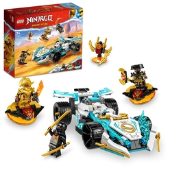 LEGO NINJAGO Zane’in Ejderha Gücü Spinjitzu Yarış Arabası 71791 Oyuncak Yapım Seti (307 Parça) - Thumbnail
