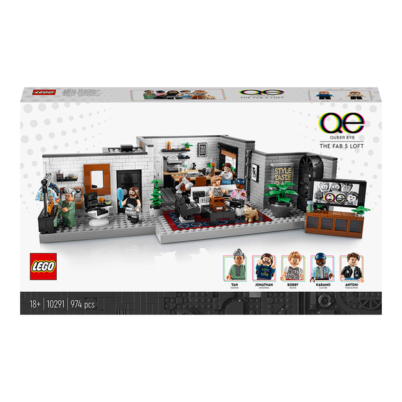 Lego Queer Eye - Fab 5 Çatı Katı 10291