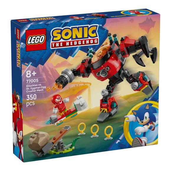 Lego Sonic the Hedgehog Knuckles Dr. Eggman’ın Egg Crusher Robotuna Karşı 77005