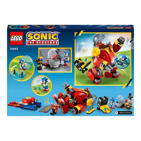 LEGO Sonic the Hedgehog Sonic Dr. Eggman’ın Death Egg Robotuna Karşı 76993 (615 Parça)