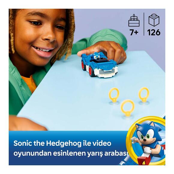 Lego Sonic The Hedgehog Sonic Şimşek Araba 77117
