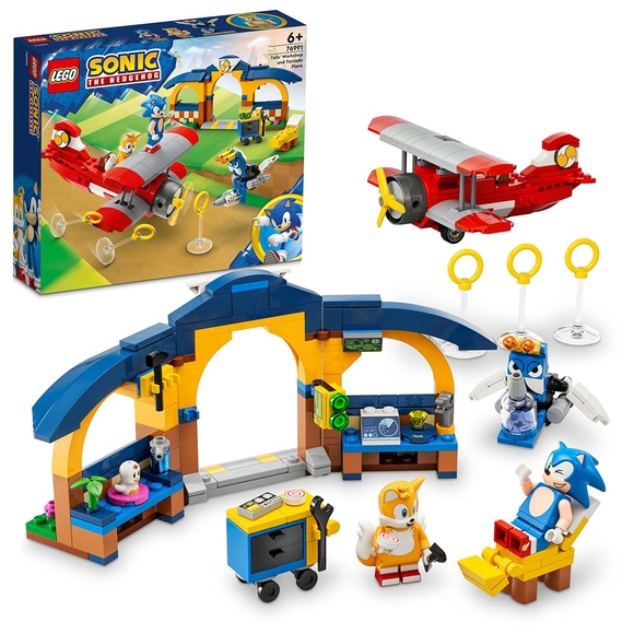 LEGO Sonic the Hedgehog Tails’in Atölyesi ve Tornado Uçağı 76991 (376 Parça)