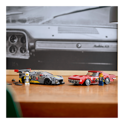 Lego Speed Champions Chevrolet Corvette C8.R Yarış Arabası ve 1968 Chevrolet Corvette 76903 - Thumbnail