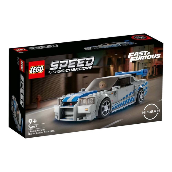 Lego Speed Champions Daha Hızlı Daha Öfkeli Nissan Skyline GT-R (R34) 76917