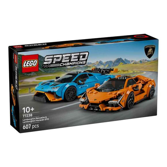 Lego Speed Champions Lamborghini Revuelto ve Huracán STO 77238