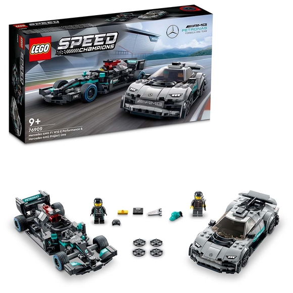 LEGO Speed Champions Mercedes-AMG F1 W12 E Performance ve Mercedes-AMG Project One